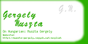 gergely muszta business card